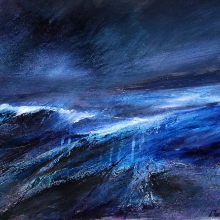 'Night storm' print by Louise Turnbull